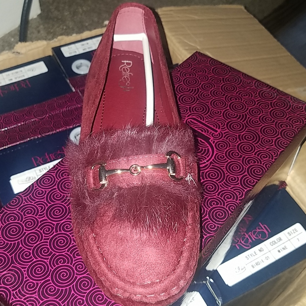 Stylish Burgundy Loafers/Flats